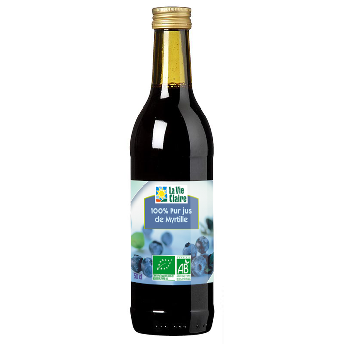 Pur jus de myrtilles 50cl